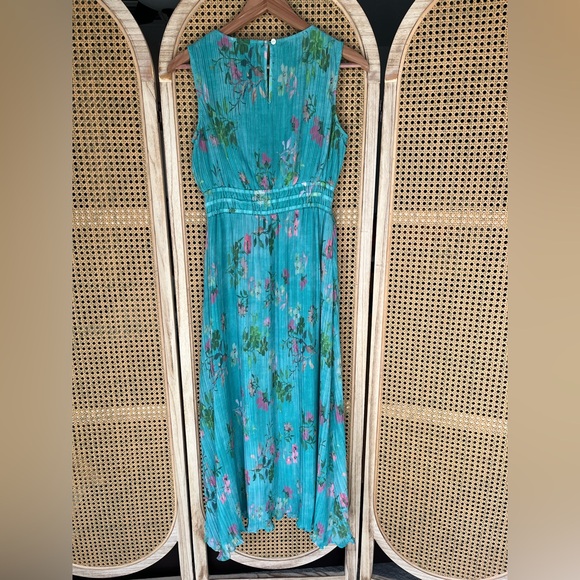 Spartina 449 Teal Floral Dress - Picture 4 of 7